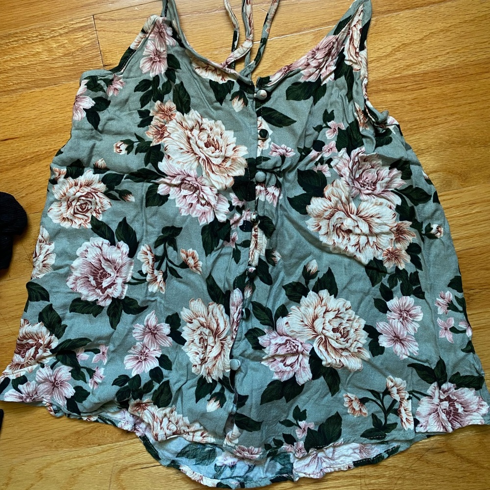 American Eagle Floral Tank